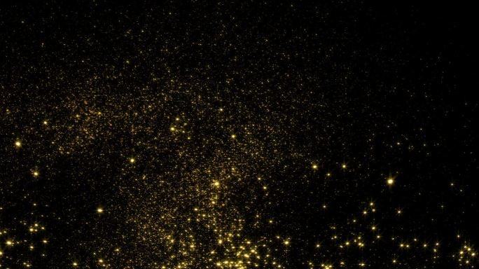 金色粒子金沙粒子背景动态素材粒子特效