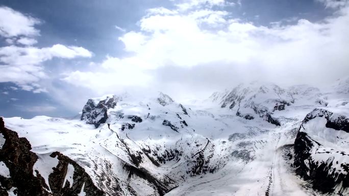 瑞士高山雪景