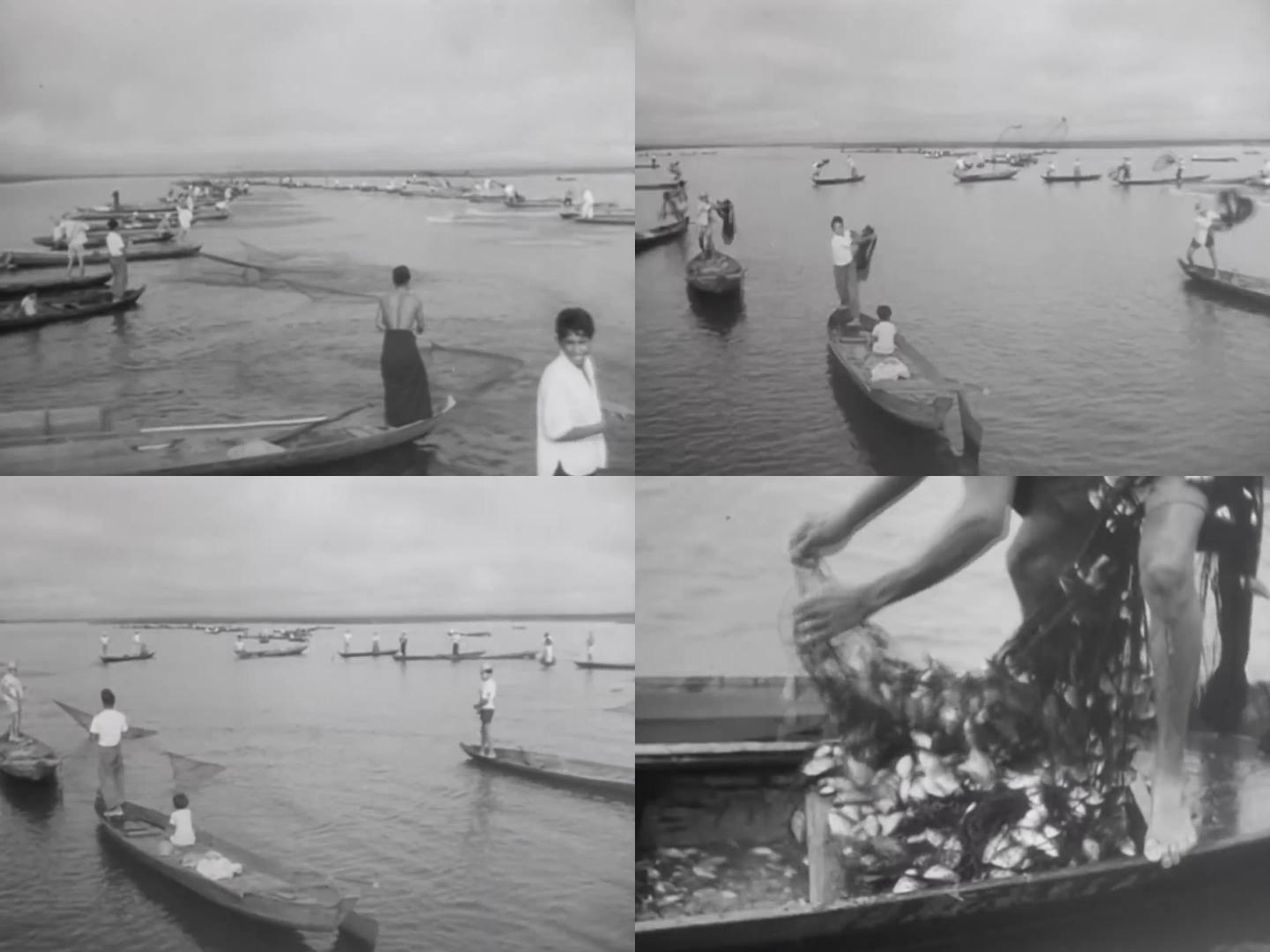 40-50年代渔民捕鱼