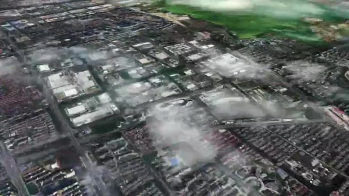 苏州市6亿像素卫星图分析鸟瞰苏州市