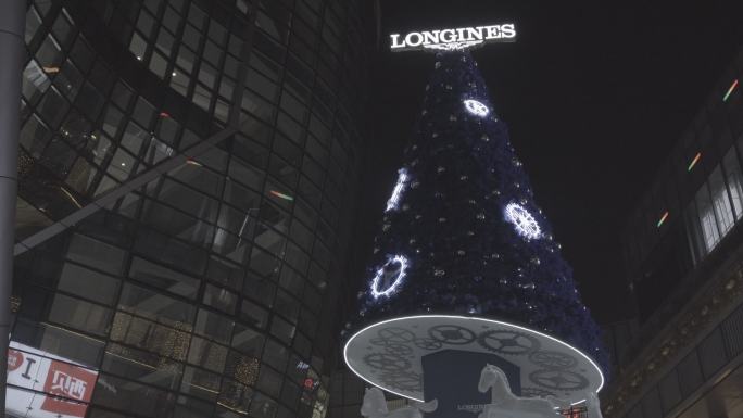 4K-log济南世茂广场圣诞树
