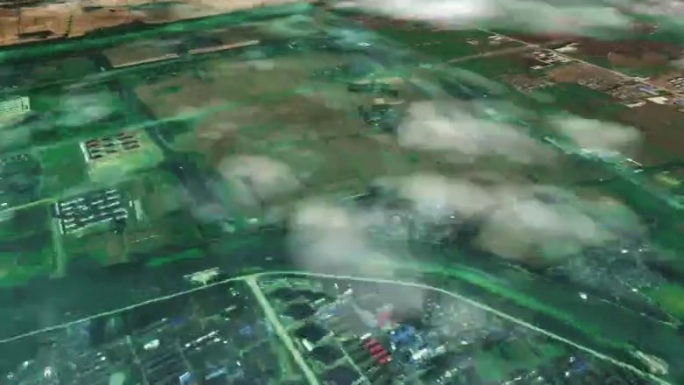 宿州市6亿像素卫星图分析鸟瞰宿州市