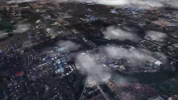 佛山市6亿像素卫星图分析鸟瞰佛山市