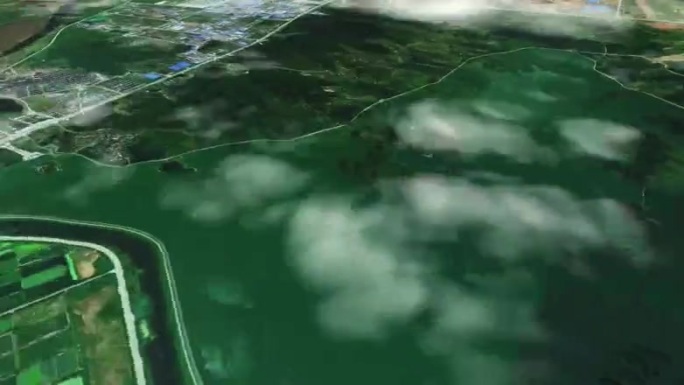 池州市6亿像素卫星图分析鸟瞰池州市