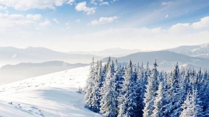 沁园春雪朗诵视频背景(含配乐)