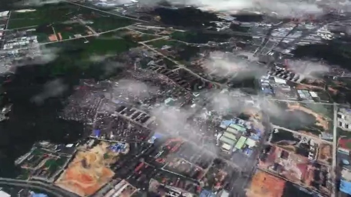 中山市6亿像素卫星图分析鸟瞰中山市
