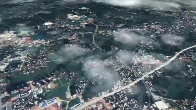 茂名市6亿像素卫星图分析鸟瞰茂名市