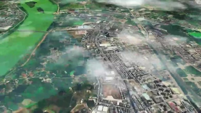 惠州市6亿像素卫星图分析鸟瞰惠州市