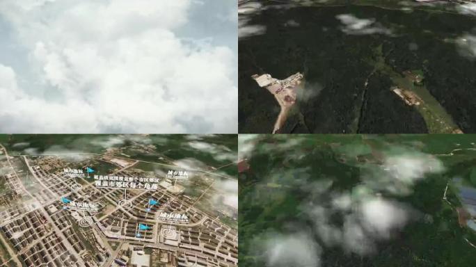 伊春市6亿像素卫星图分析鸟瞰伊春市