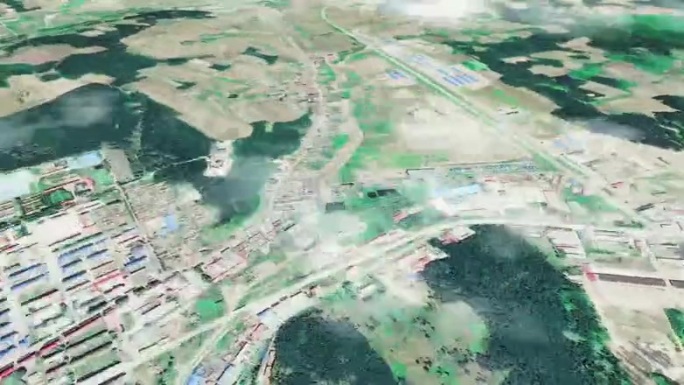 大兴安岭6亿像素卫星图分析鸟瞰大兴安岭