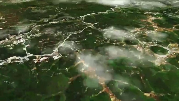 凯里市6亿像素卫星图分析鸟瞰凯里市