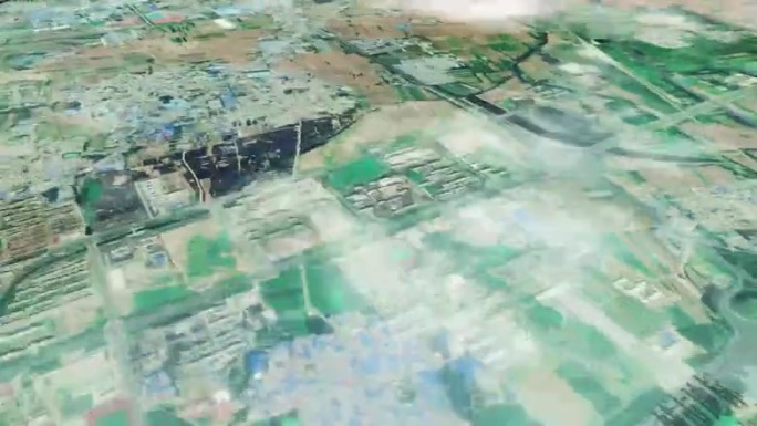 新乡市6亿像素卫星图分析鸟瞰新乡市