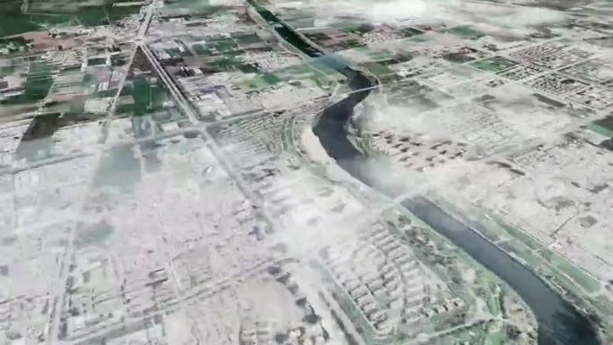 漯河市6亿像素卫星图分析鸟瞰漯河市