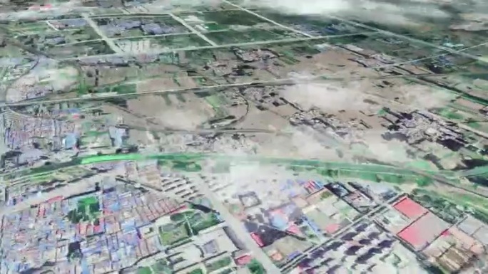 商丘市6亿像素卫星图分析鸟瞰商丘市