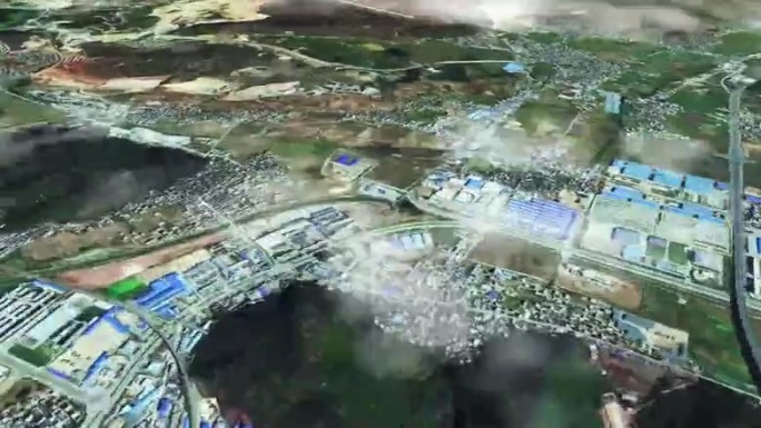 大理市6亿像素卫星图分析鸟瞰大理市