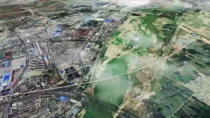 咸阳市6亿像素卫星图分析鸟瞰咸阳市