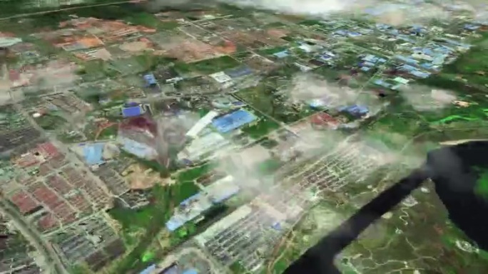 新余市6亿像素卫星图分析鸟瞰新余市
