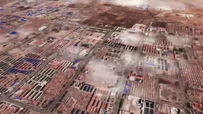 锡林郭勒市6亿像素卫星图分析鸟瞰锡林郭勒