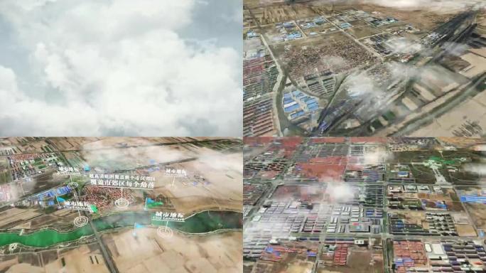 朔州市6亿像素卫星图分析鸟瞰朔州市