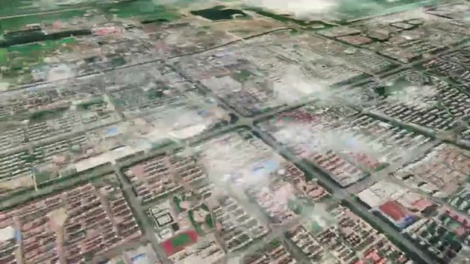东营市6亿像素卫星图分析鸟瞰东营市