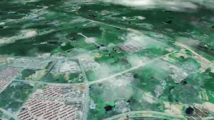 宜春市6亿像素卫星图分析鸟瞰宜春市