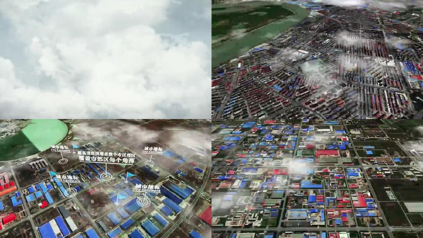 营口市6亿像素卫星图分析鸟瞰营口市