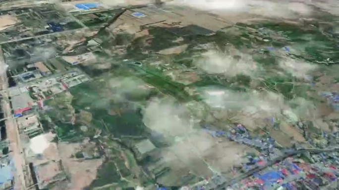 晋中市6亿像素卫星图分析鸟瞰晋中市
