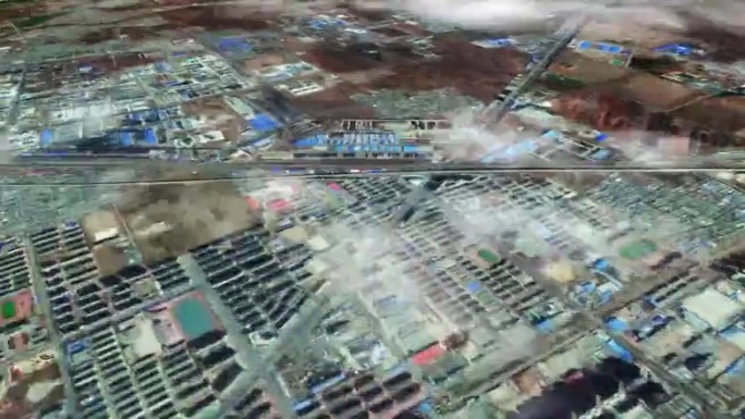 盘锦市6亿像素卫星图分析鸟瞰盘锦市