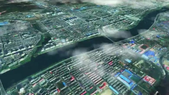 抚顺市6亿像素卫星图分析鸟瞰抚顺市