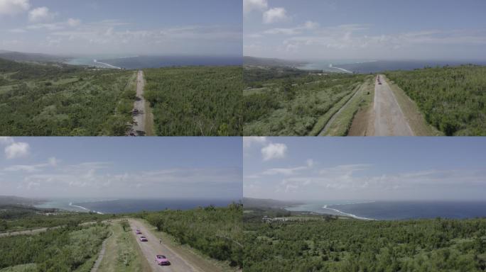 4K-log塞班岛驾车自由行航拍