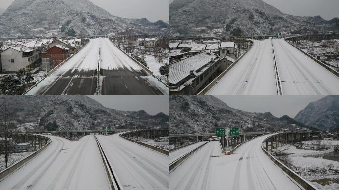 高速公路大雪