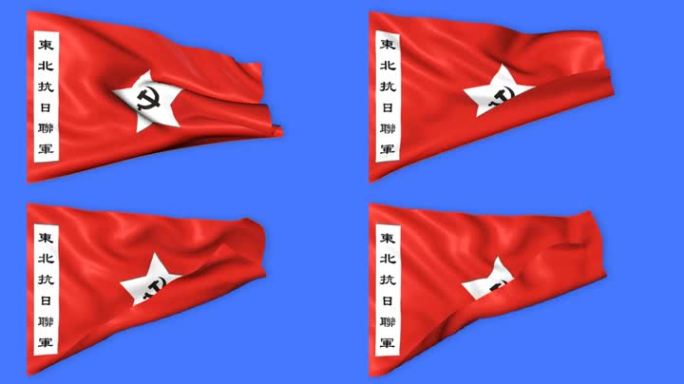 东北抗日联军军旗