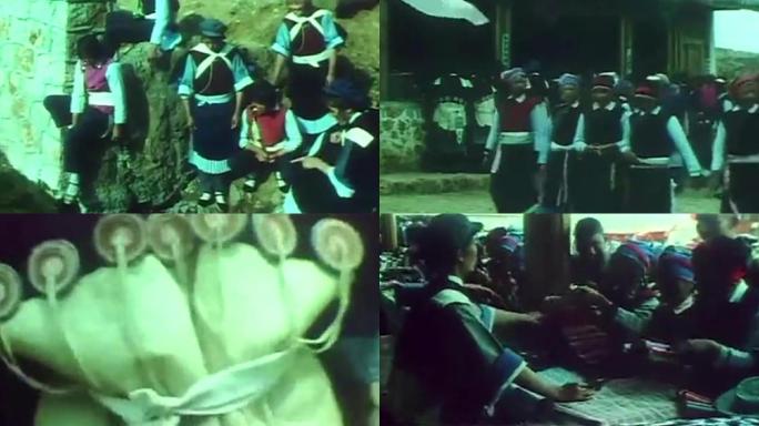 80年代云南丽江纳西族妇女视频素材