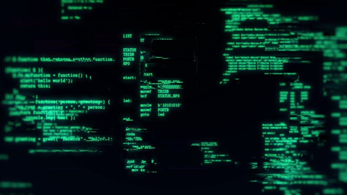 黑客程序代码数字计算机语言4合一