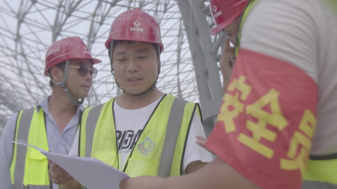 北京新机场建筑施工工地