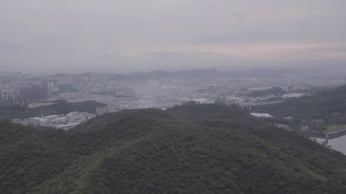 东莞清溪镇航拍大景