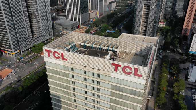 TCL科技集团总部航拍深圳科技园