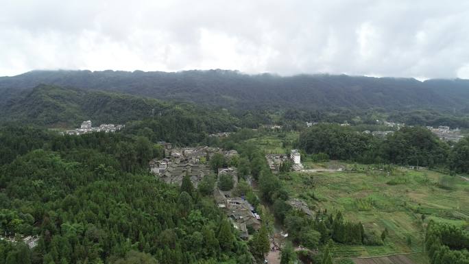 四川素材风景航拍四川