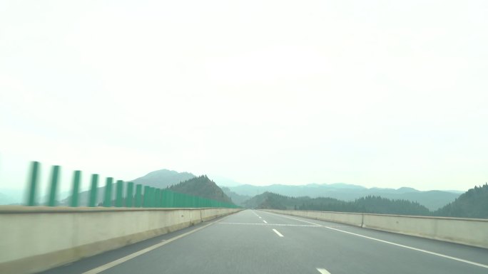 高速延时高速公路视频素材贵州公路建设