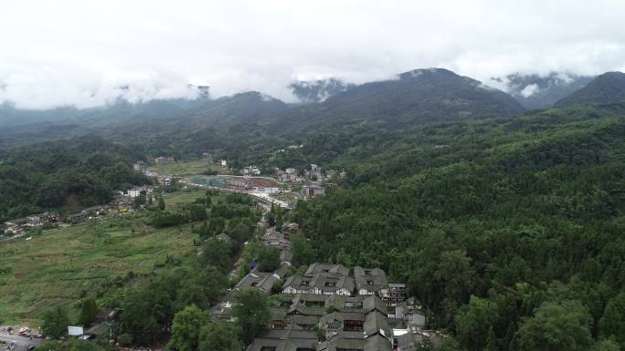 四川素材风景航拍四川