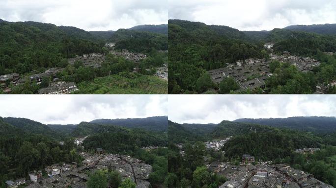 四川素材风景航拍四川