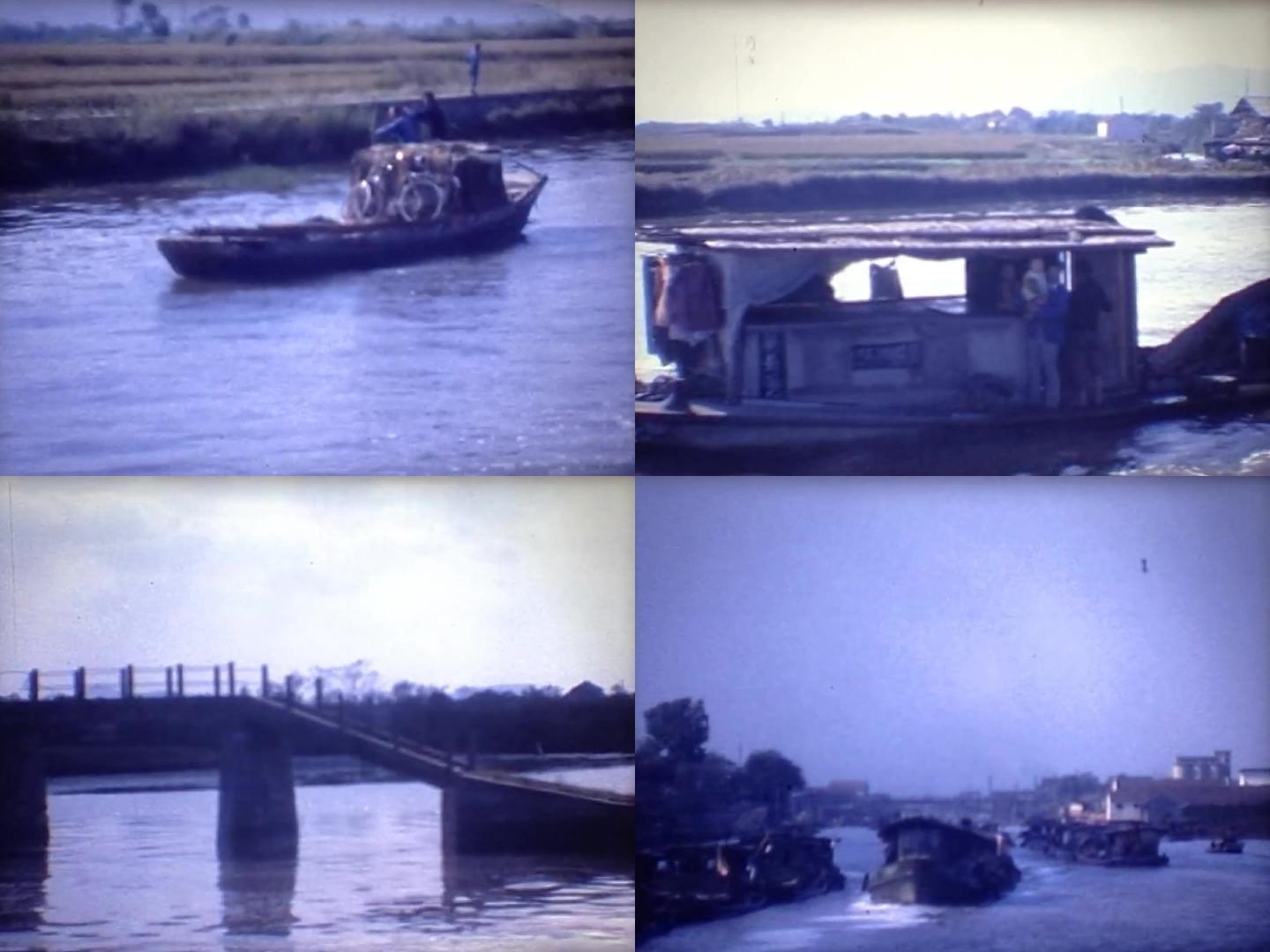 80年代京杭大运河货物航运
