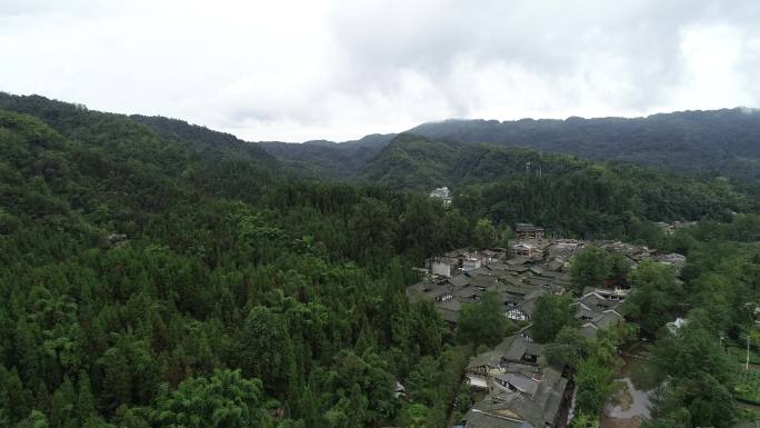 四川素材风景航拍四川