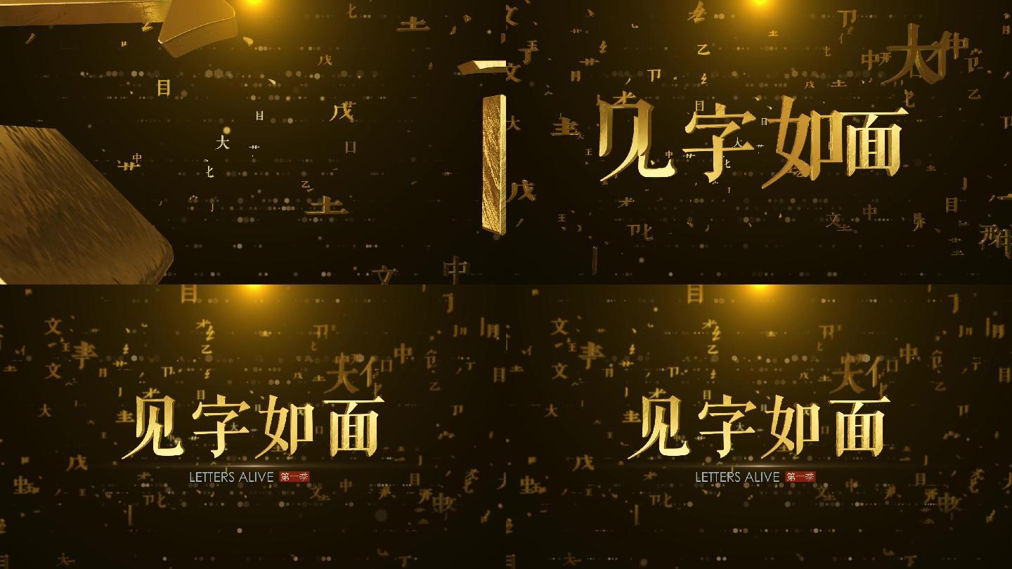 【原创】文字包装片头