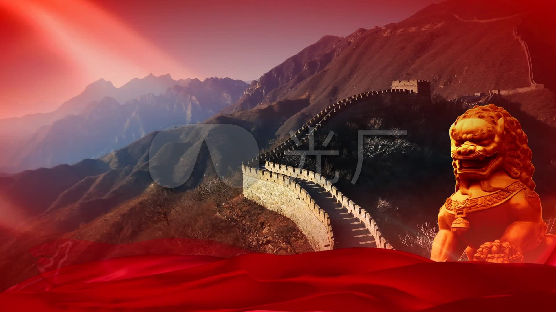爱国剪辑短视频素材下载 歌唱祖国4K高清背景视频歌曲舞蹈舞台爱国红歌晚会通用视频素材