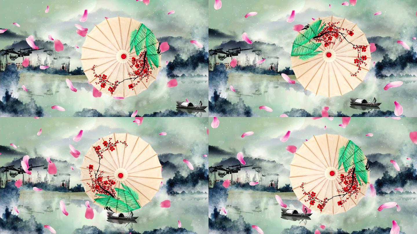 采薇中国风背景