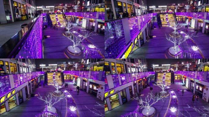 北京三里屯大范围延时摄影4k(13)