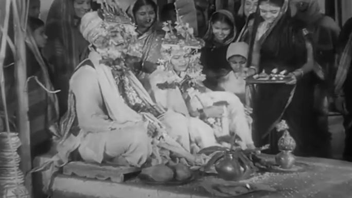 上世纪初印度婚礼