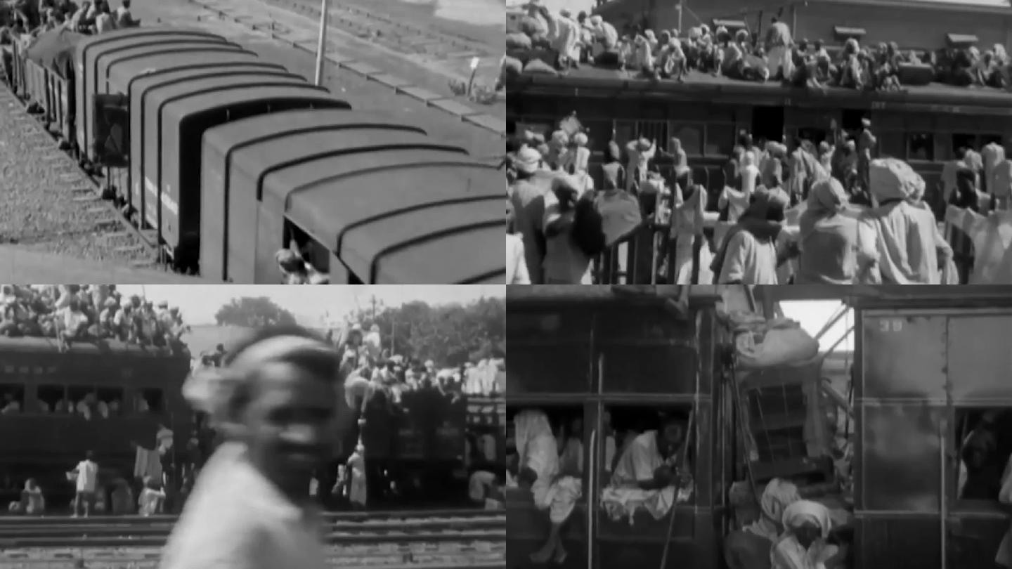上世纪印度火车