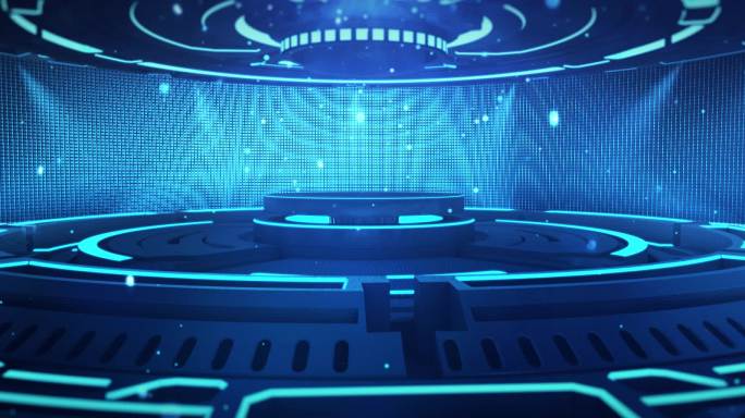 未来科技感粒子光效舞台大屏背景vj素材